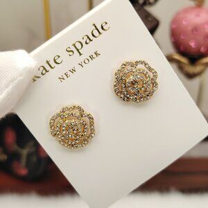 Kate Spade Crystal Rose earrings